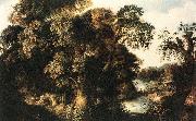 Forest Scene - Oil on oak KEIRINCKX, Alexander